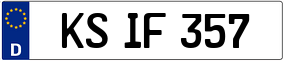 Truck License Plate